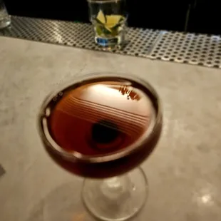 Draft Old Fashioned. $12 or $16 off happy hour. Pretty tasty