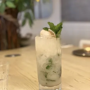 Lychee mojito .... Sooooo good