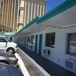 Outside view of motel 8