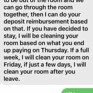 This woman is unreal. When she cleans ALL your stuff is relocated. She goes thru your things while your gone.