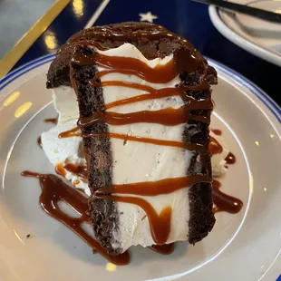 Delicious ice cream sandwich!