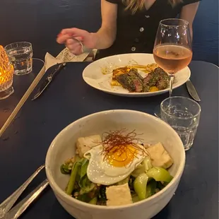 Spicy Peanut Soba Noodles, and Grilled Marinated Skirt Steak