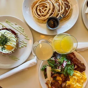 Huevos Rancheros Buttermilk Pancakes