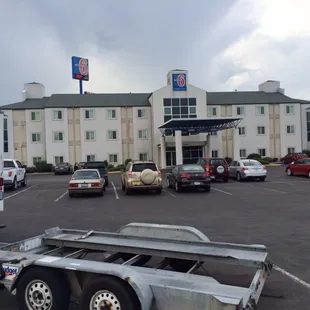 Plenty of room for parking a truck and/or trailer.