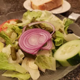 House salad with meal