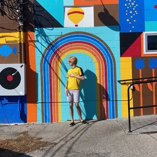 IU: The mural on the backside of the place. Epic