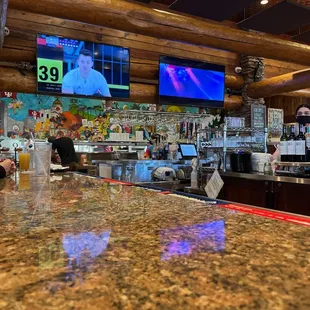 Sitting at the bar-no wait?! Yes please!