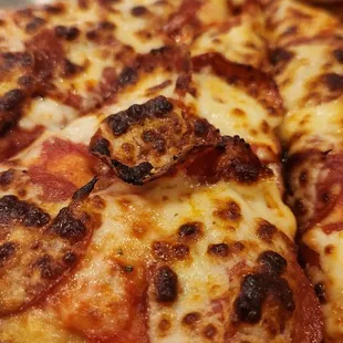 Pepperoni pizza regular crust