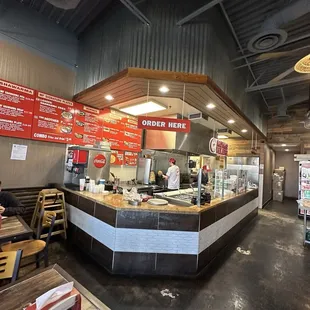 interior, sushi and sashimi