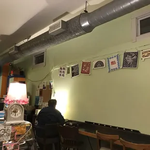 a man sitting at a table