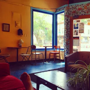 View from inside Mother Fool&apos;s!