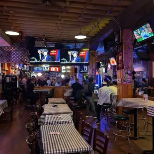 the interior of the restaurant