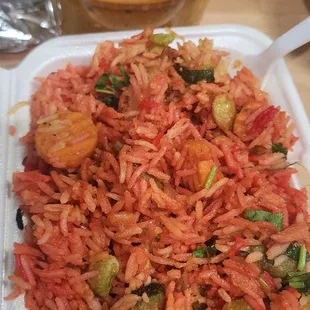 Veg biryani and shahi paneer