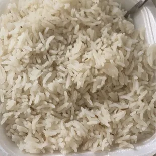 Plain rice