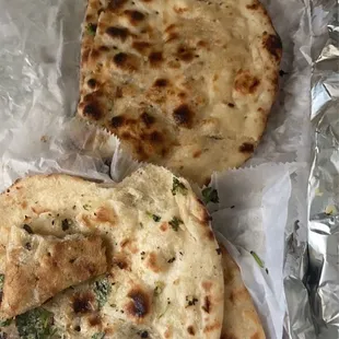 Garlic and Plain Naan