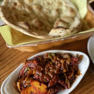 Garlic Naan Chili Masala