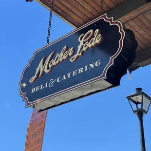 the sign