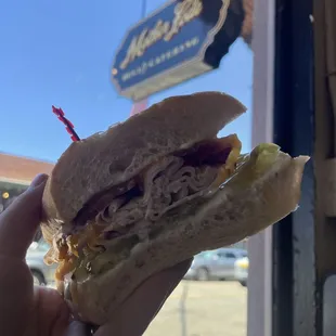 sandwiches, outside