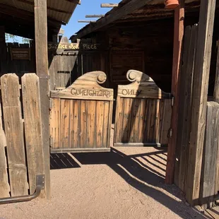 the entrance to the store