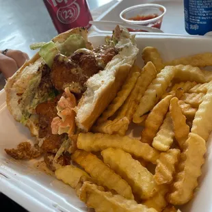 PoBoy with Fries