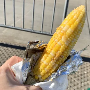 Cajun roasted corn. Butter. Cajun spice. Parmesan