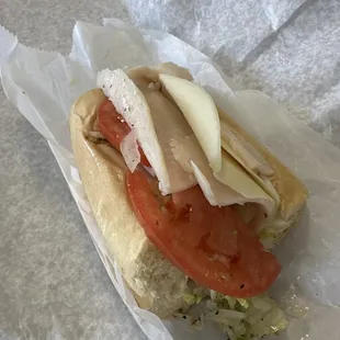 Turkey, Provolone