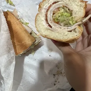 Turkey Provolone Sub
