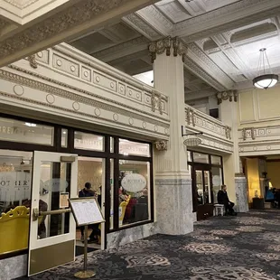 Outside of restaurant from hotel