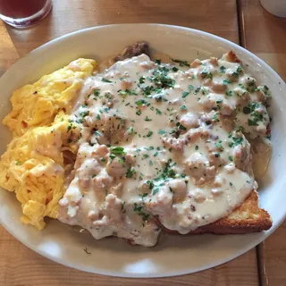 Buttermilk Biscuits and Sausage Gravy