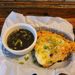 French onion grilled cheese