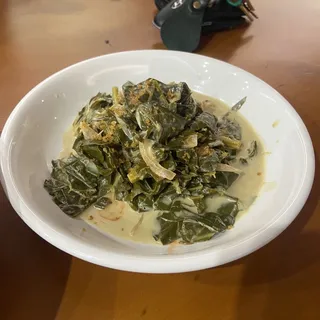 Coconut Lime Collard Greens
