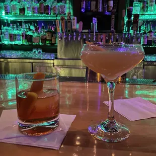 An old fashioned for my old man, and I had the Crush