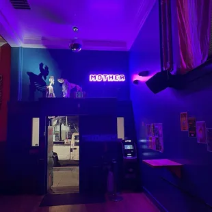 The ATM by the entrance. This is a cash only place