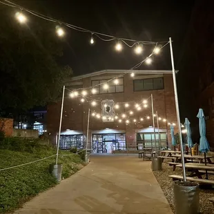 Entrance walkway from the parking lot
