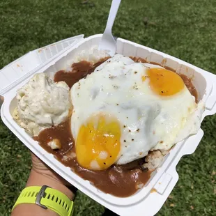 Enjoying lunch at the park