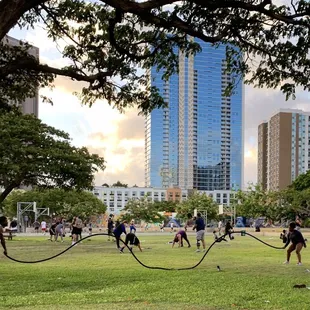 Photo taken after Hawai'i's 1st COVID-19 lockdown which closed all gyms but allowed outdoor exercise