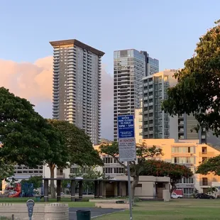 That's the comfort station in the middle of the Mother Waldron Park