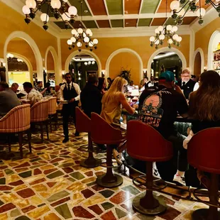 bar area
