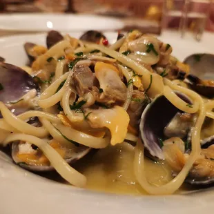 Linguine and clams.