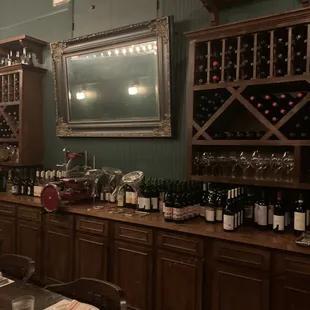 a wine bar