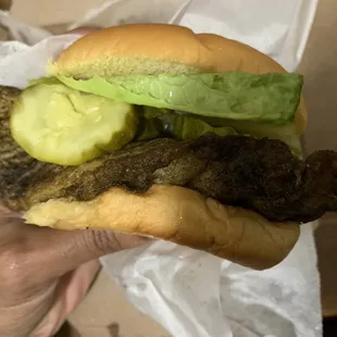 Pan-Fried Tilapia Sandwich