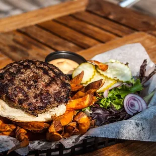 food, burgers