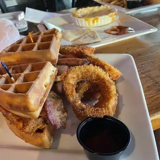 Chicken and Waffle Sandwich