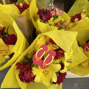 Flip-flop summer bouquet