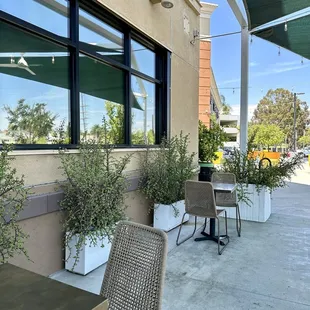 Outdoor seating area
