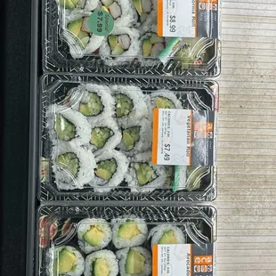 Vegetarian sushi