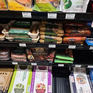 a variety of food items