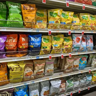 a variety of chips