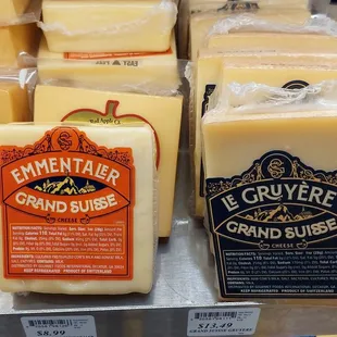 cheese on display