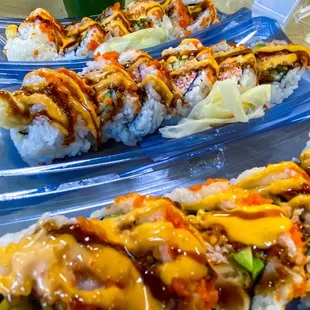 $6 promotion sushi (Wednesday) and Goddess of Greens Juice